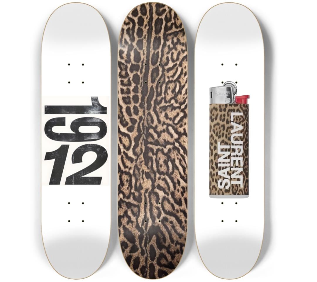 Skateboard Wall Art Set, 3-Piece Skateboard Deck Art, Aesthetic Room Decor, Modern Wall Art, Teen Bedroom Decor, Skater Gift