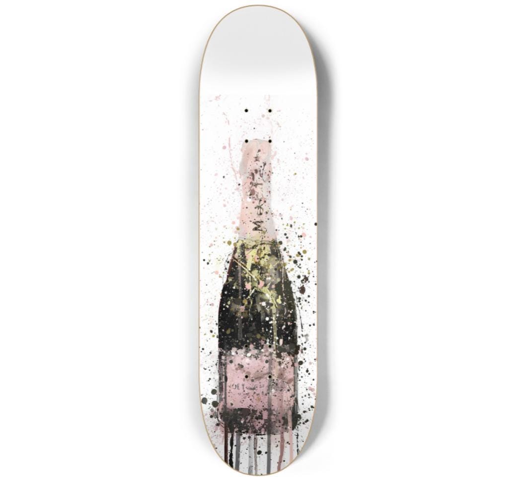 Skateboard Wall Art, Single Skateboard Deck Art, Aesthetic Room Decor, Modern Wall Art, Teen Bedroom Decor, Dorm Gift, Apartment Accent