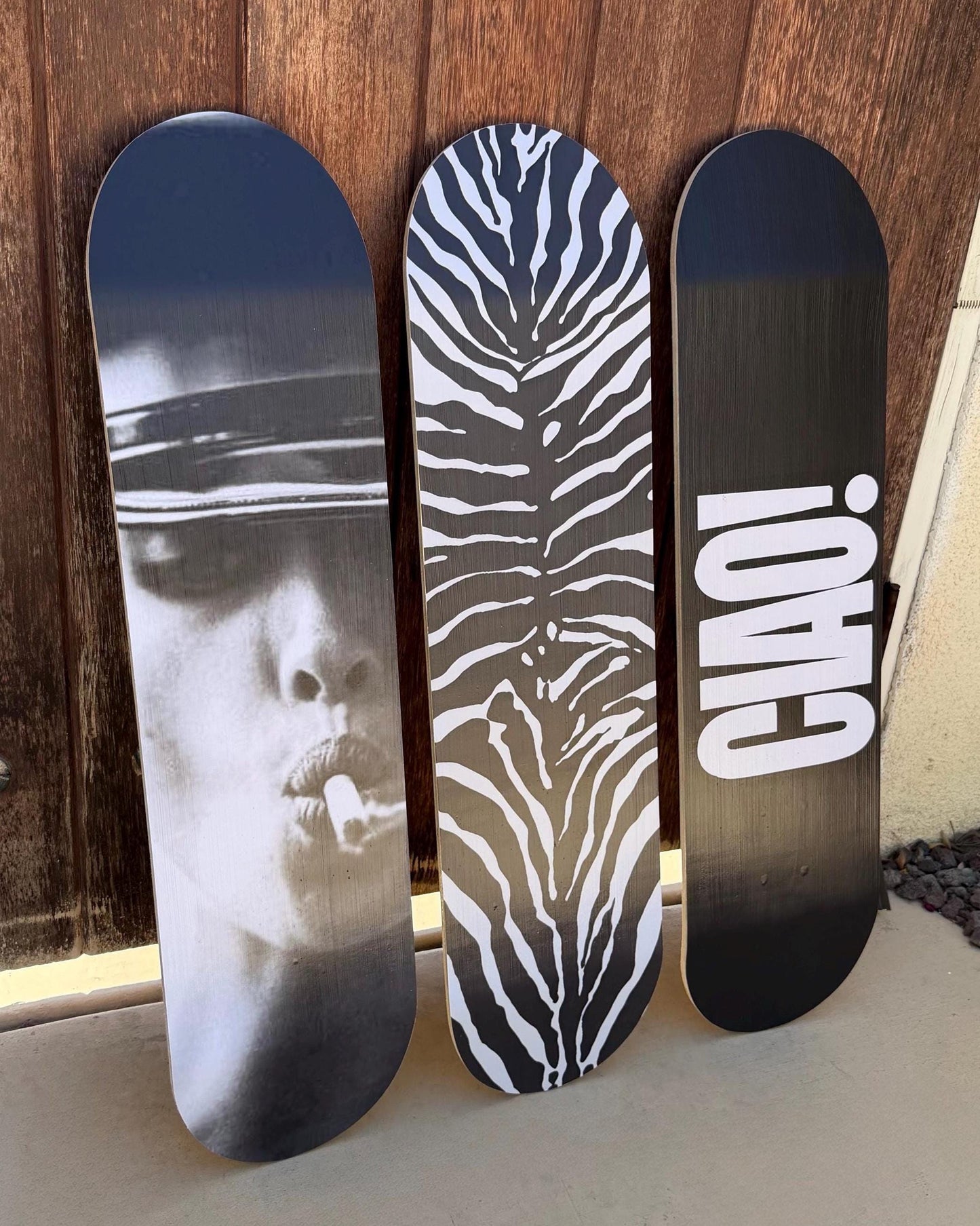 Skateboard Wall Art Set, 3-Piece Skateboard Deck Art, Aesthetic Room Decor, Modern Wall Art, Teen Bedroom Decor, Skater Gift