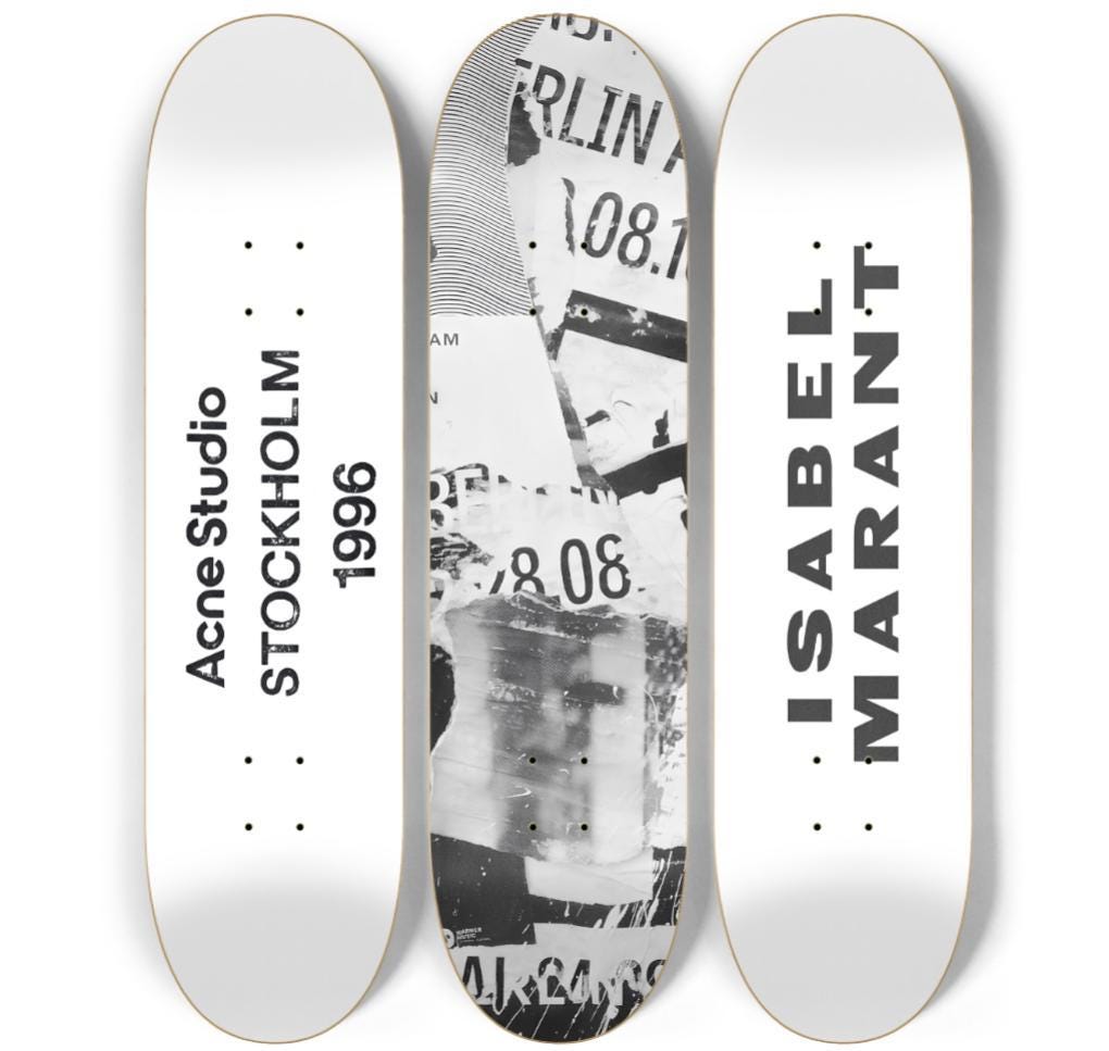 Skateboard Wall Art Set, 3-Piece Skateboard Deck Art, Aesthetic Room Decor, Modern Wall Art, Teen Bedroom Decor, Skater Gift