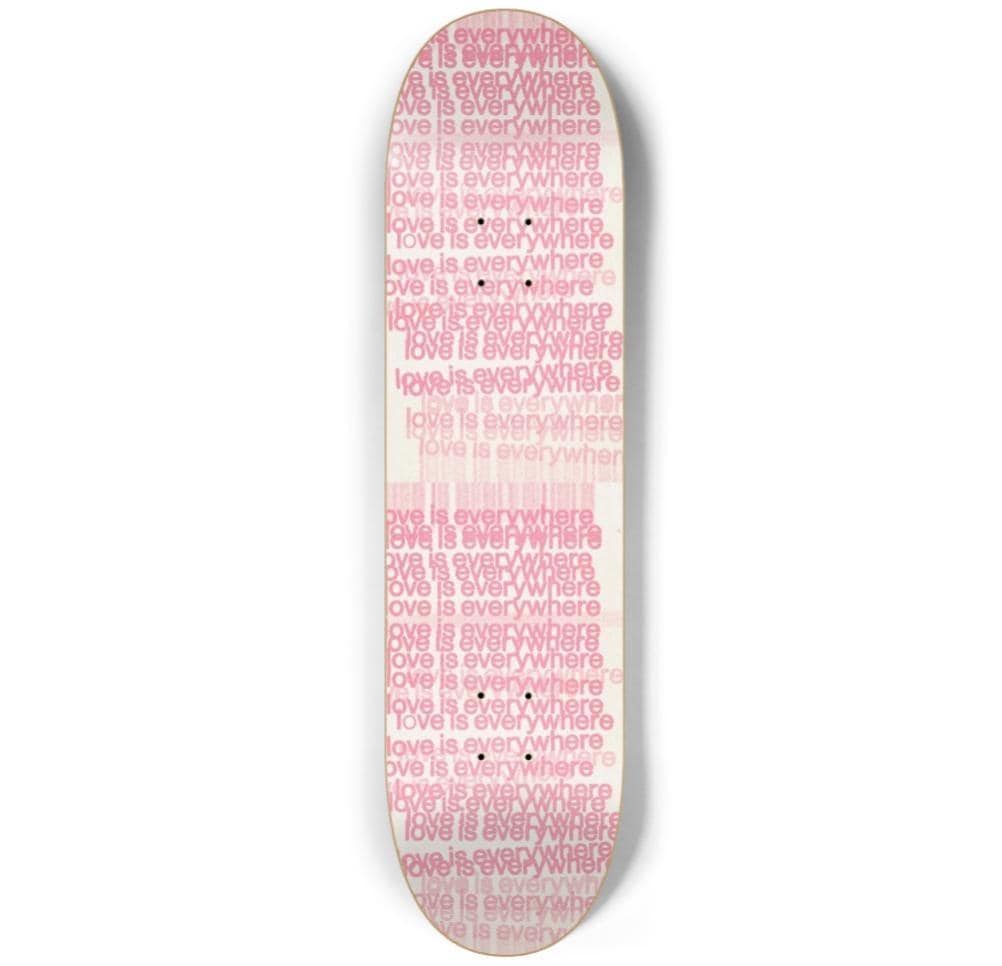 Skateboard Wall Art, Single Skateboard Deck Art, Aesthetic Room Decor, Modern Wall Art, Teen Bedroom Decor, Dorm Gift, Apartment Accent