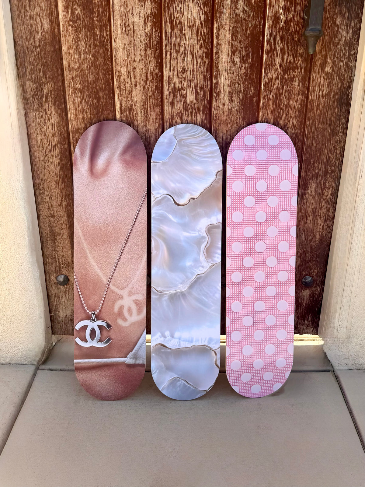 Posh by Addilyn skateboard wall art