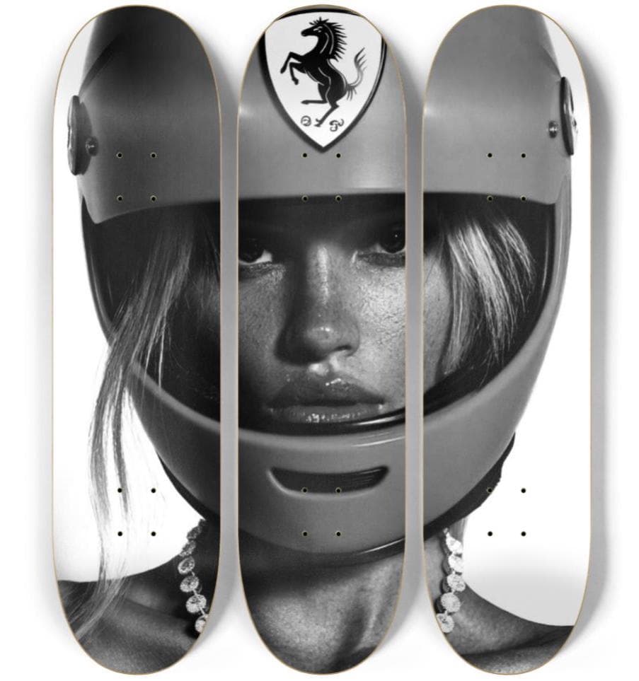 Skateboard Wall Art Set, 3-Piece Skateboard Deck Art, Aesthetic Room Decor, Modern Wall Art, Teen Bedroom Decor, Skater Gift
