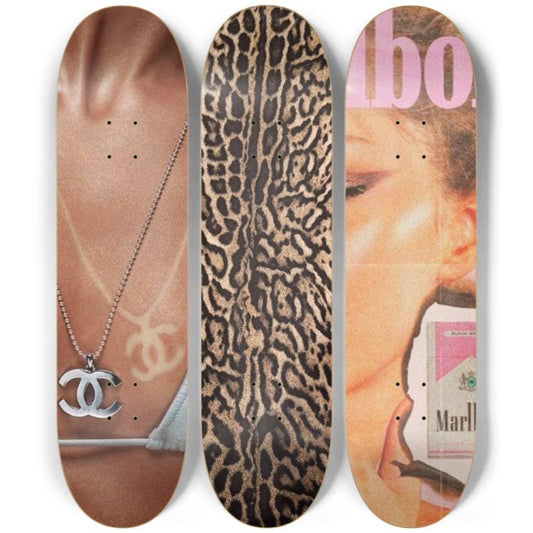 Smoke Show Skateboard Deck Wall Art Set