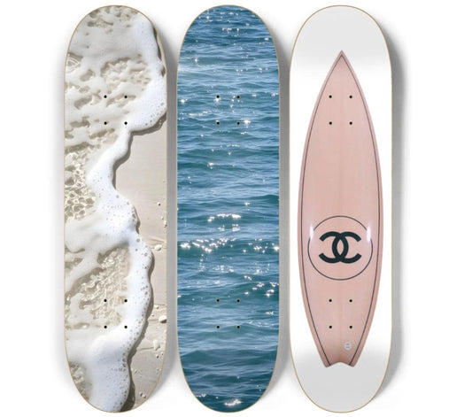 Water Princess Skateboard Deck Wall Art Set