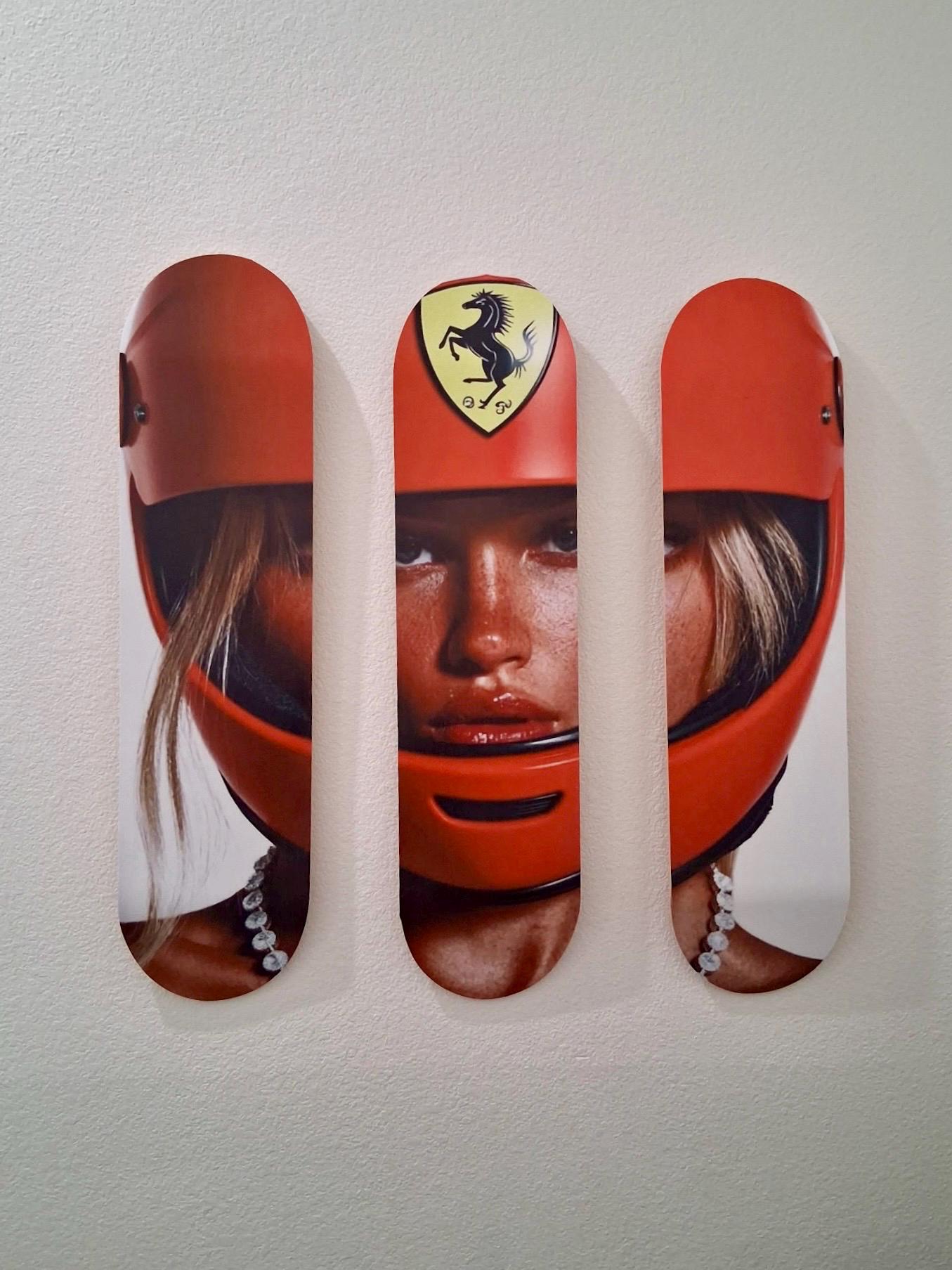 Skateboard Wall Art Set, 3-Piece Skateboard Deck Art, Aesthetic Room Decor, Modern Wall Art, Teen Bedroom Decor, Skater Gift