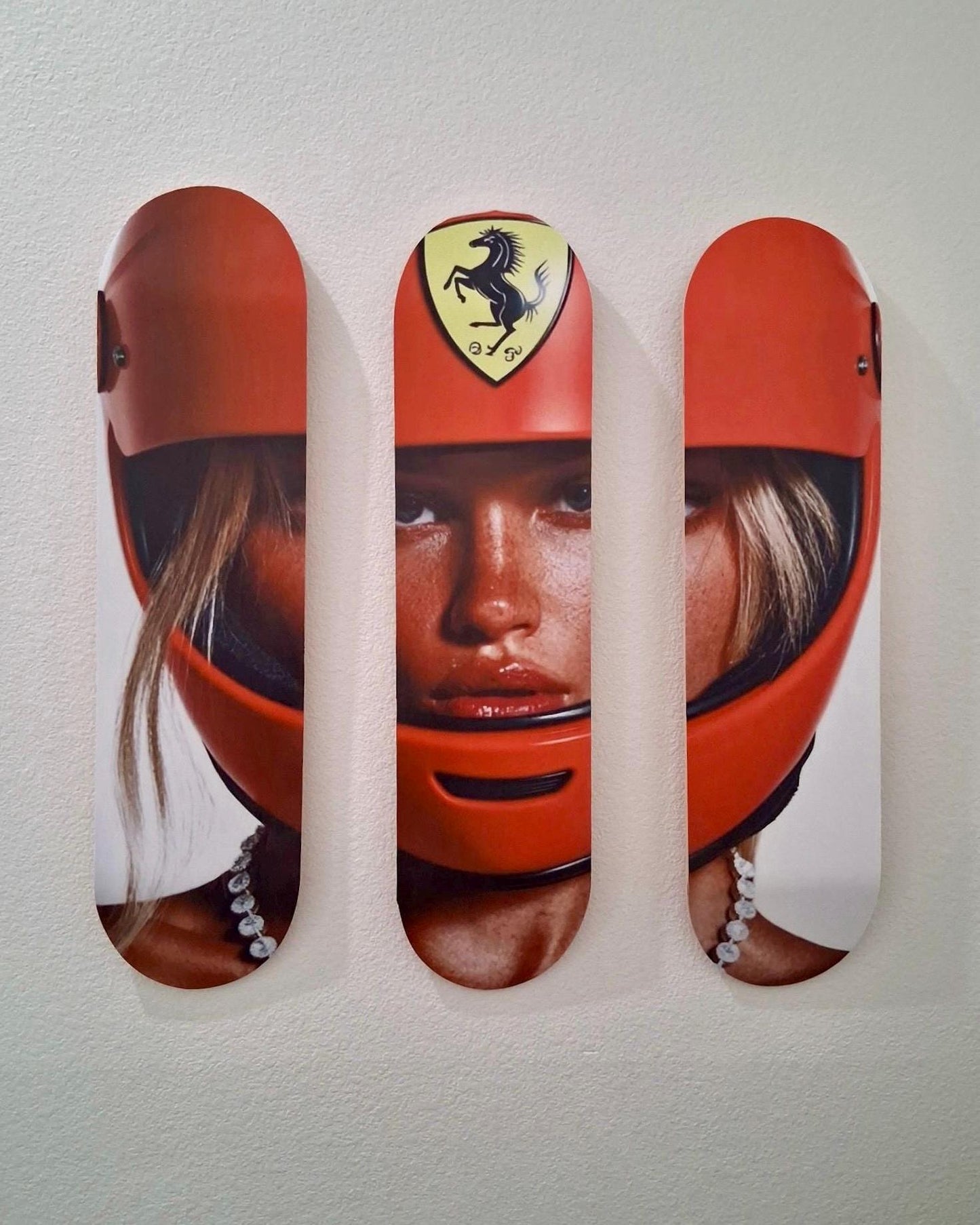 Skateboard Wall Art Set, 3-Piece Skateboard Deck Art, Aesthetic Room Decor, Modern Wall Art, Teen Bedroom Decor, Skater Gift