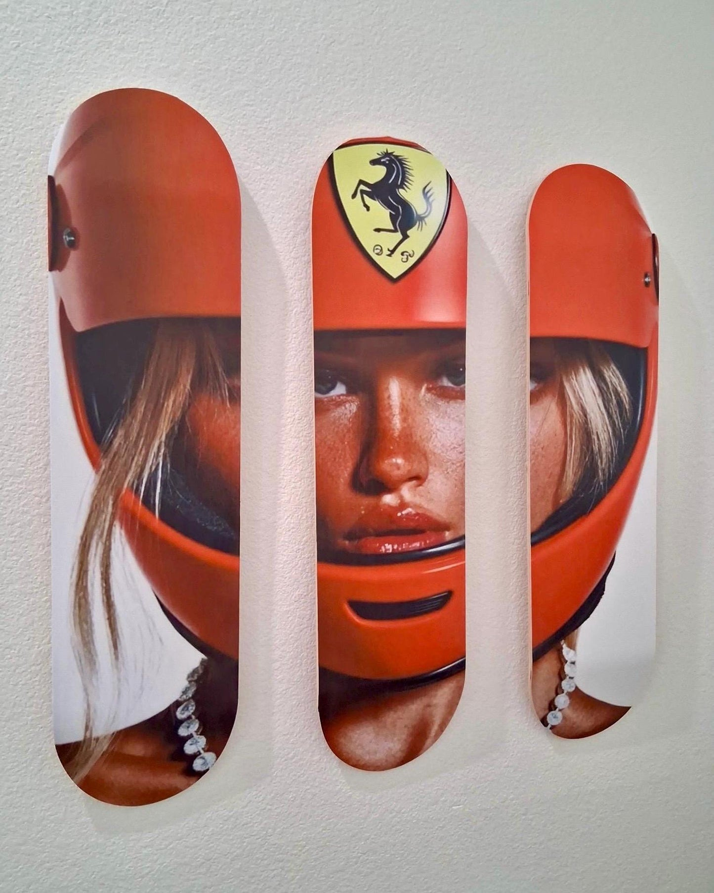 Skateboard Wall Art Set, 3-Piece Skateboard Deck Art, Aesthetic Room Decor, Modern Wall Art, Teen Bedroom Decor, Skater Gift