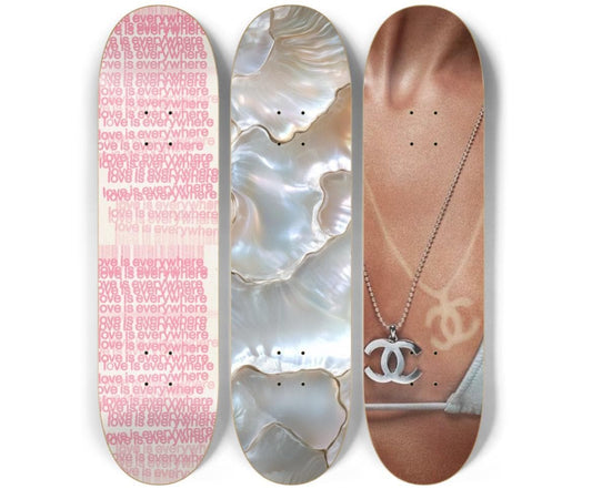 Love Is Everywhere Skateboard Deck Wall Art Set