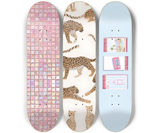 Strike a Match Skateboard Deck Wall Art Set