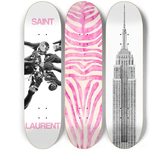 Drinks On Me Skateboard Deck Wall Art Set