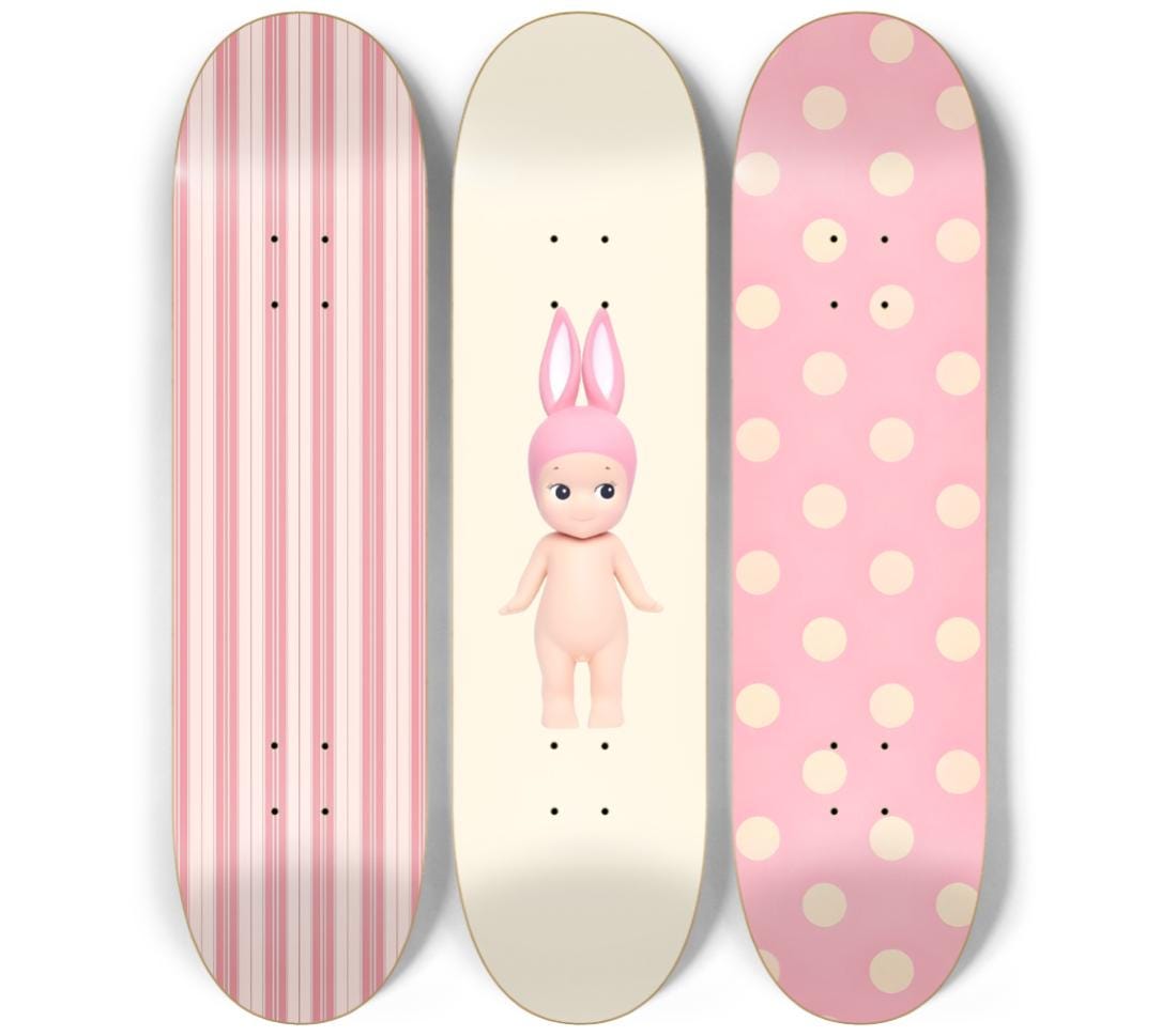 Skateboard Wall Art Set, 3-Piece Skateboard Deck Art, Aesthetic Room Decor, Modern Wall Art, Teen Bedroom Decor, Apartment Decor