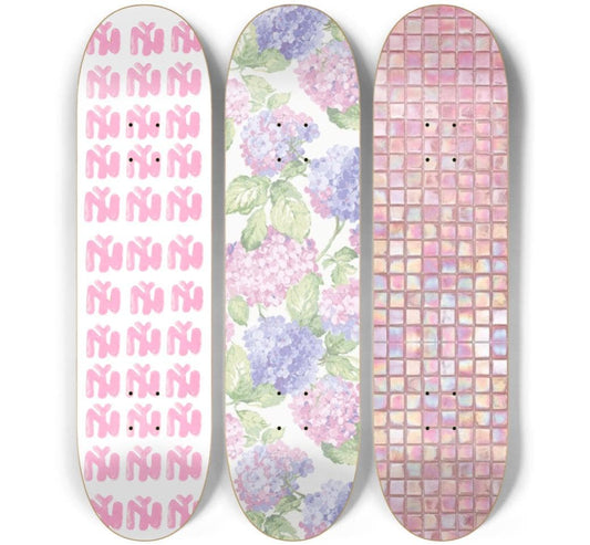 Endless Summer Skateboard Deck Wall Art Set