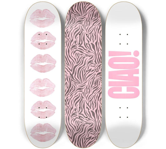 Ciao Bella Skateboard Deck Wall Art Set