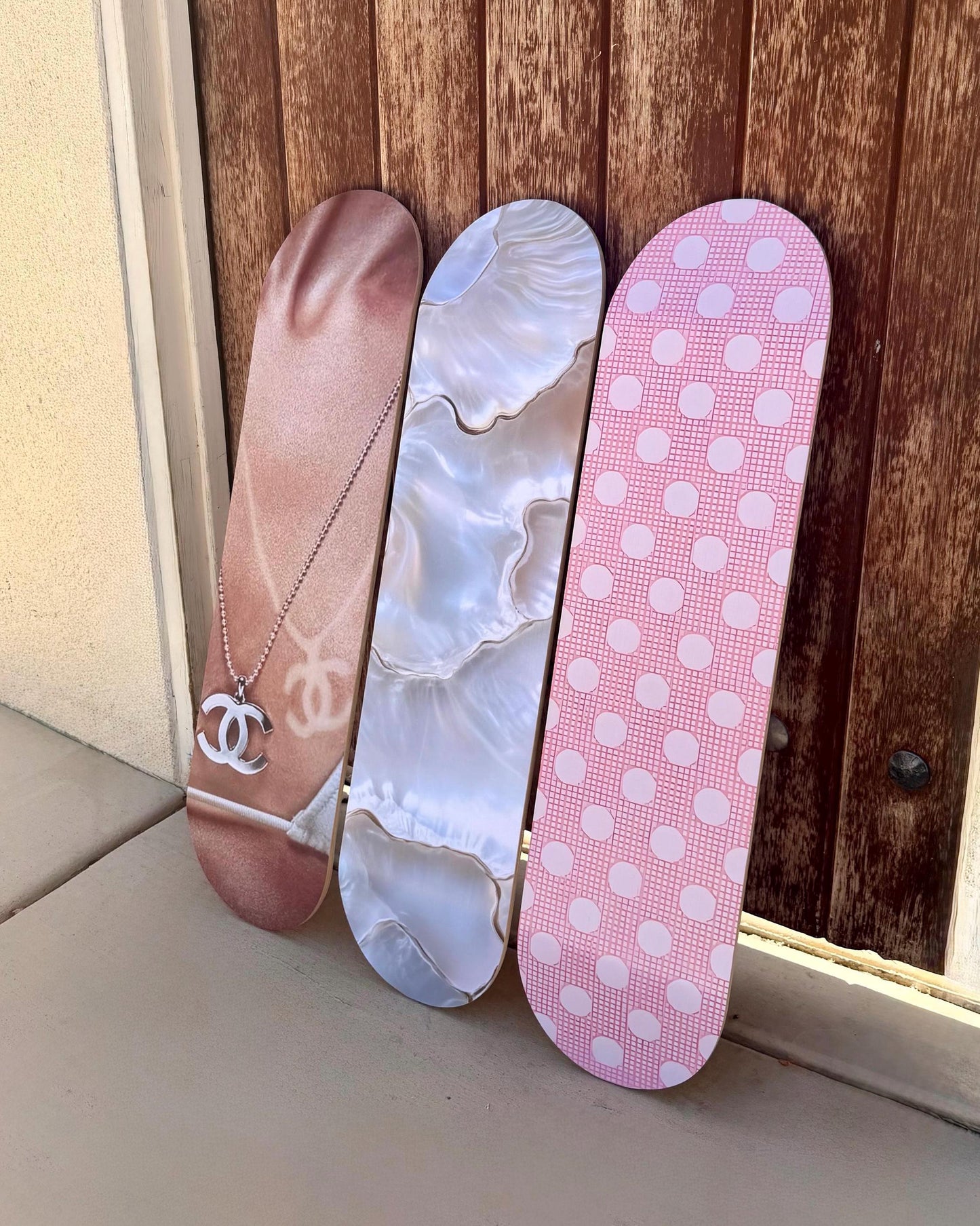 Skateboard Wall Art Set, 3-Piece Skateboard Deck Art, Aesthetic Room Decor, Modern Wall Art, Teen Bedroom Decor, Skater Gift