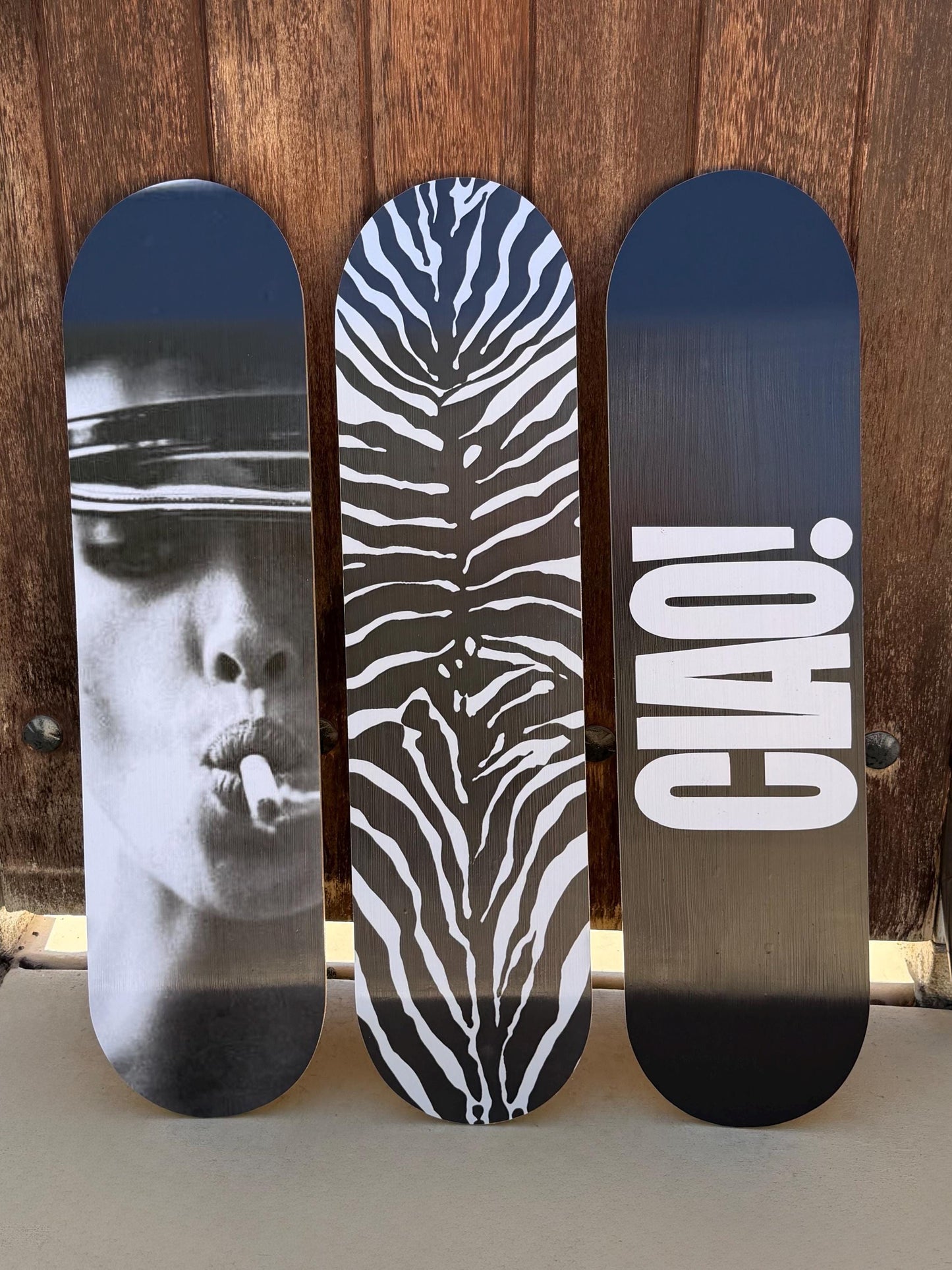Skateboard Wall Art Set, 3-Piece Skateboard Deck Art, Aesthetic Room Decor, Modern Wall Art, Teen Bedroom Decor, Skater Gift