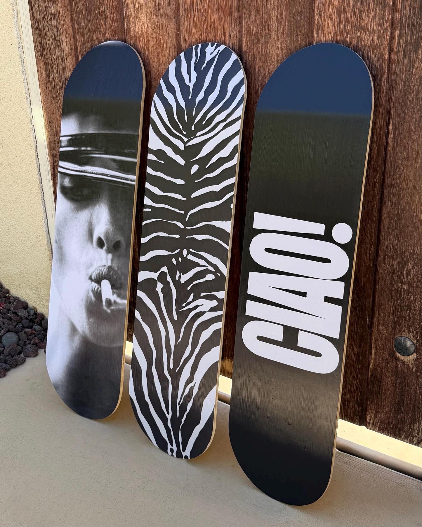 Skateboard Wall Art Set, 3-Piece Skateboard Deck Art, Aesthetic Room Decor, Modern Wall Art, Teen Bedroom Decor, Skater Gift
